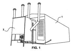 Image of a tobacco dryer from the Star Technologies patent.