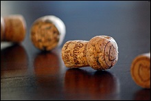 image of champagne corks