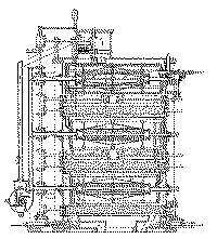 Diagram of the Cochrane separating apparatus.